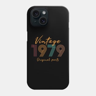 Vintage 1979 Birthday 45 years old gift Phone Case