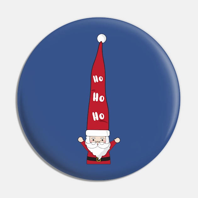 Santa Claus with HoHoHo Pin by keylook