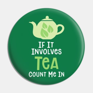 I Love Tea Pin