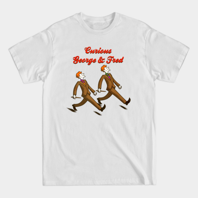 Curious George And Fred - Harry Potter - T-Shirt