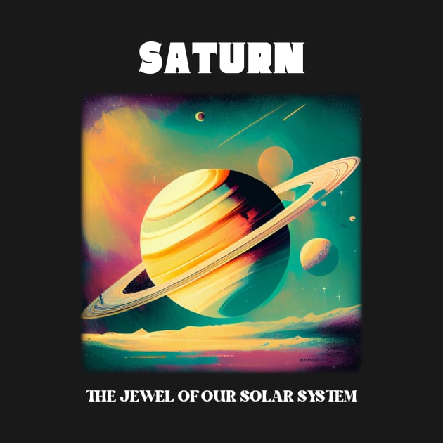 Saturn - The Jewel of our Solar System by Little Donkey Apparel