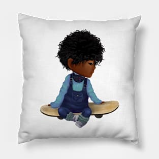 Cute little Skater. Pillow