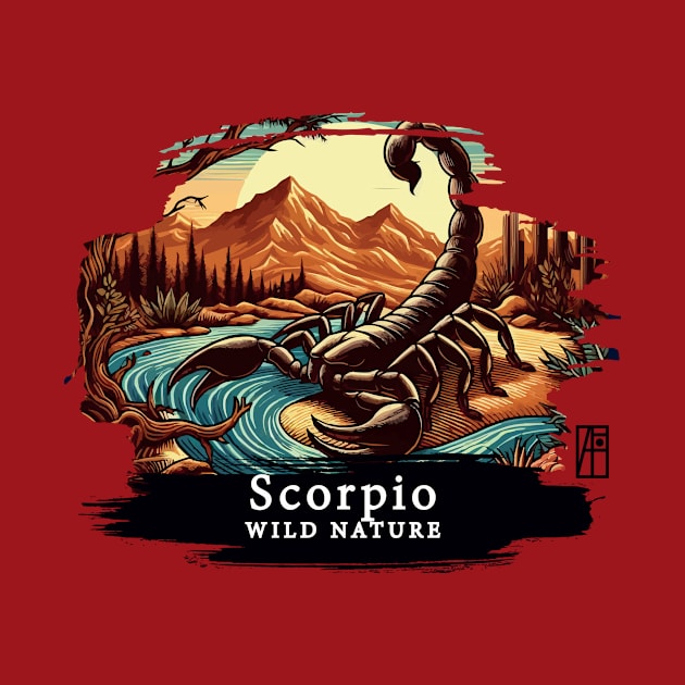 Scorpio - WILD NATURE - SCORPIO -2 by ArtProjectShop