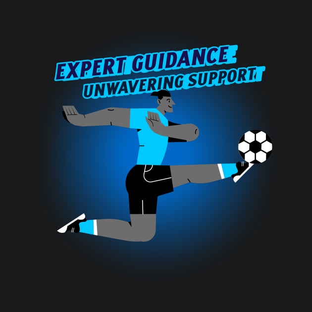 Expert guidance, unwavering support – Soccer Coach, your key to soccer mastery! by 4evercooldesigns