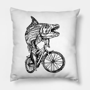 SEEMBO Tiger Fish Cycling Bicycle Cyclist Bicycling Biking Pillow