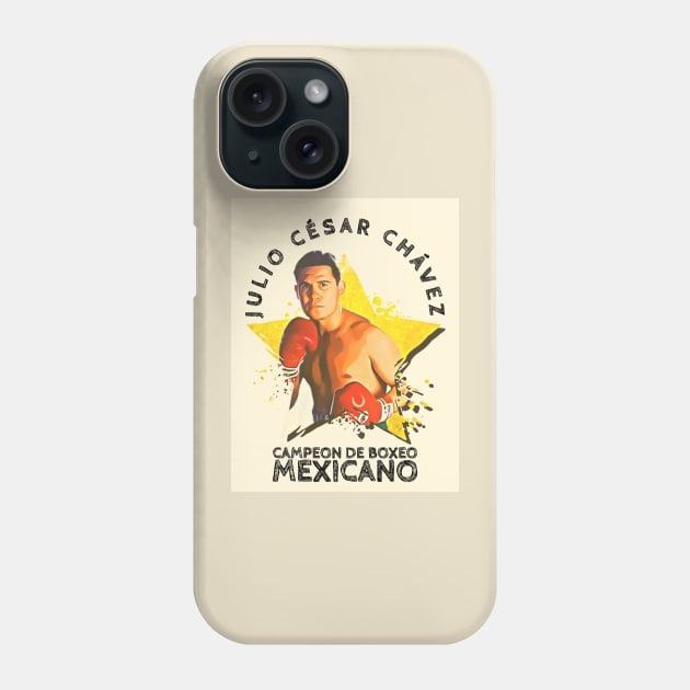 Julio Cesar Chavez, La Estrella De Mexico! Phone Case by TheLaundryLady