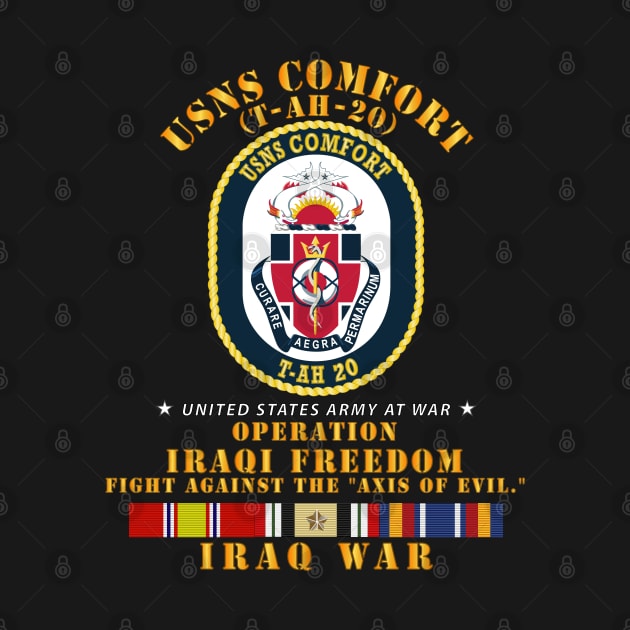 USNS Comfort - Fight Against Axis of Evil - w Iraq SVC Ribbons - OIF by twix123844