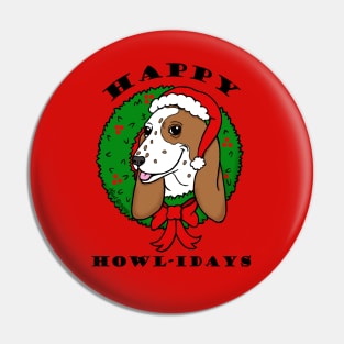 Happy Howlidays Pin