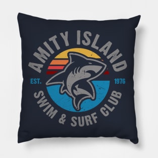 Amity Island Swim and Surf Club Pillow