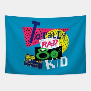 Rad Eighties Kid Tapestry