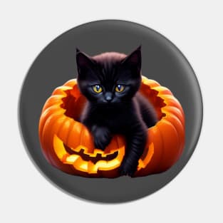 Pumpkin Cat Pin