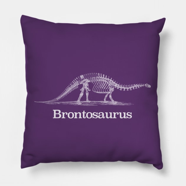 Bronosaurus Pillow by MikesTeez