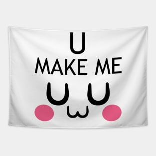 uwu cute face Tapestry