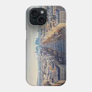 Paris view to La Defense metropolitan Phone Case