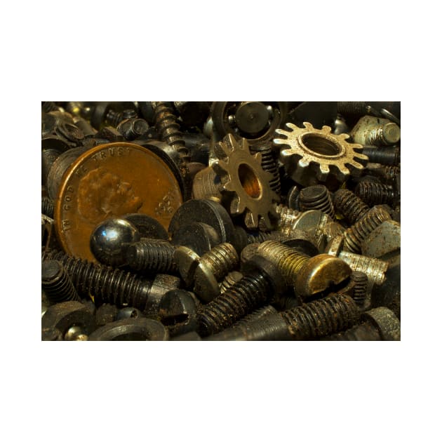 Nuts, bolts, and a penny by joesaladino