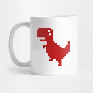 Chrome Dino – Offline T-Rex 11 oz Ceramic Mug Chrome Dino – Offline T-Rex  Mugs