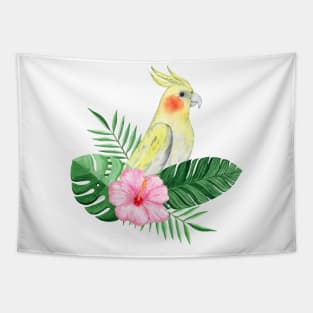 tropical bird Tapestry