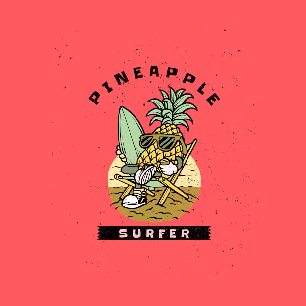 pineapple surfer by Renemo3osow