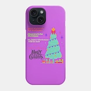 Merry Christmas Quote Phone Case