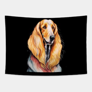 Afghan Hound Dog Tapestry