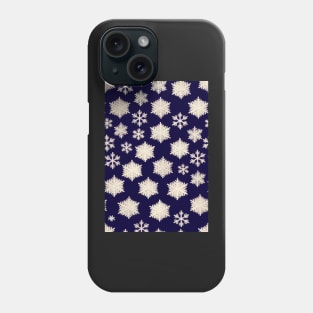 Christmas Seamless Pattern - Snowflakes #3 Phone Case