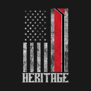 Trinidad and Tobago Heritage distressed flag T-Shirt