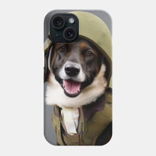 perro soldado Phone Case