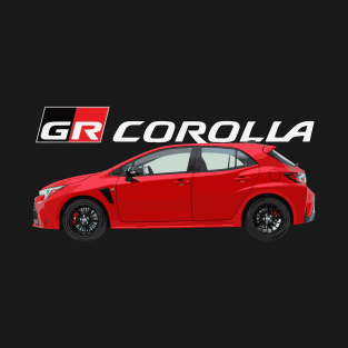 GR Corolla HOT HATCH Circuit Edition JDM Supersonic Red e210 T-Shirt