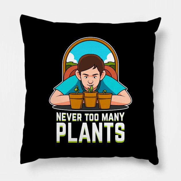 Gardening TShirt for A Garden And Plant Lover Pillow by AlleyField