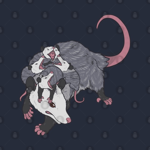 Mama Opossum by TaksArt