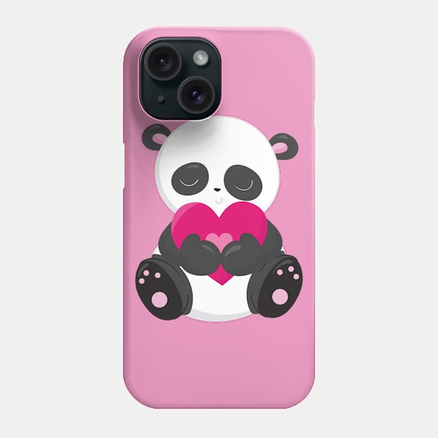 Panda Lover Phone Case by Socity Shop