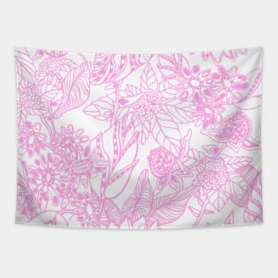 Paisley wildflower floral pattern Tapestry