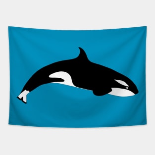 Killer whale diving Tapestry