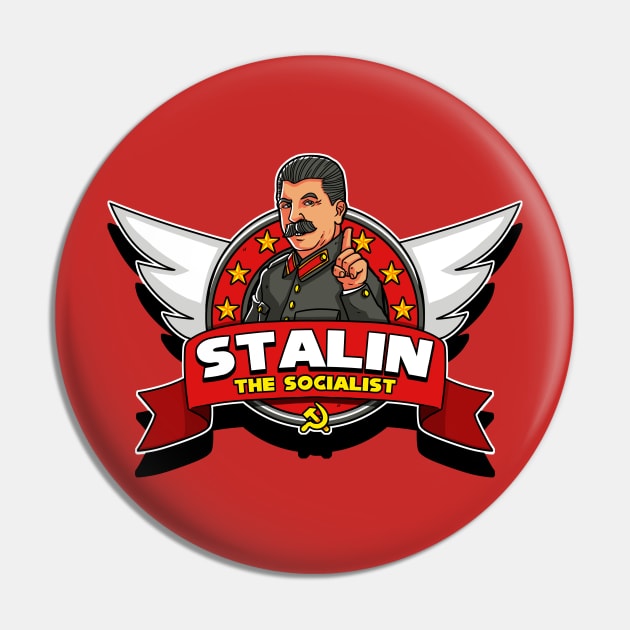 The Socialist Pin by TheTeenosaur