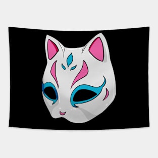 Neko mask 1 Tapestry