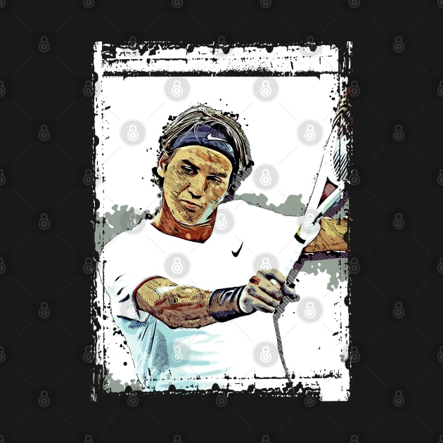 Roger Federer pop art by PrintstaBee