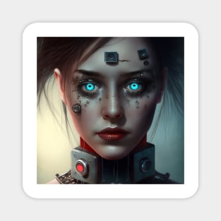 Hardwired Woman -- AI Art Magnet