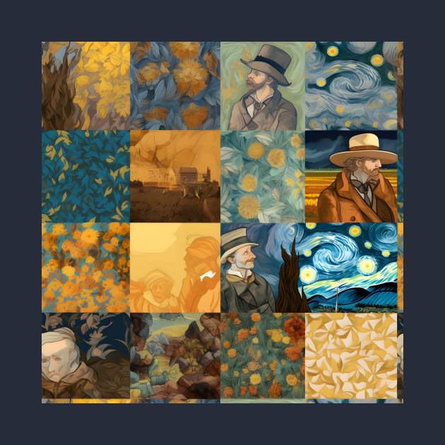 Van Gogh Paintings Mashup by Grassroots Green