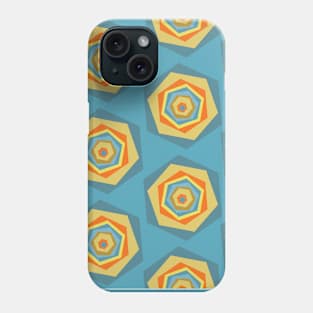 Hexagons Vintage Geometric Pattern Phone Case