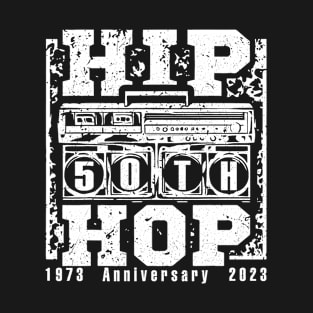 Vintage Hip Hop Music 50th Anniversary Musician Birthday Graphic T-Shirt