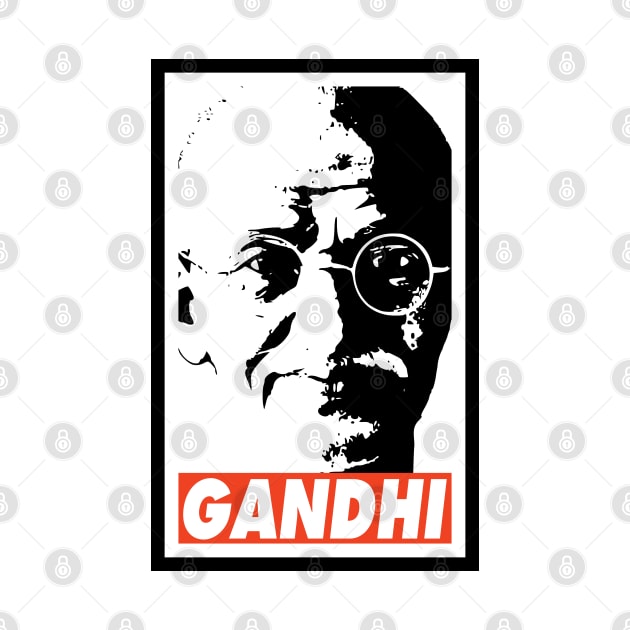 GANDHI by Nerd_art