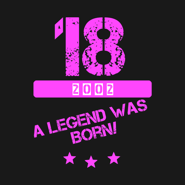 18th A Legend was Born 2002! by blackshopy