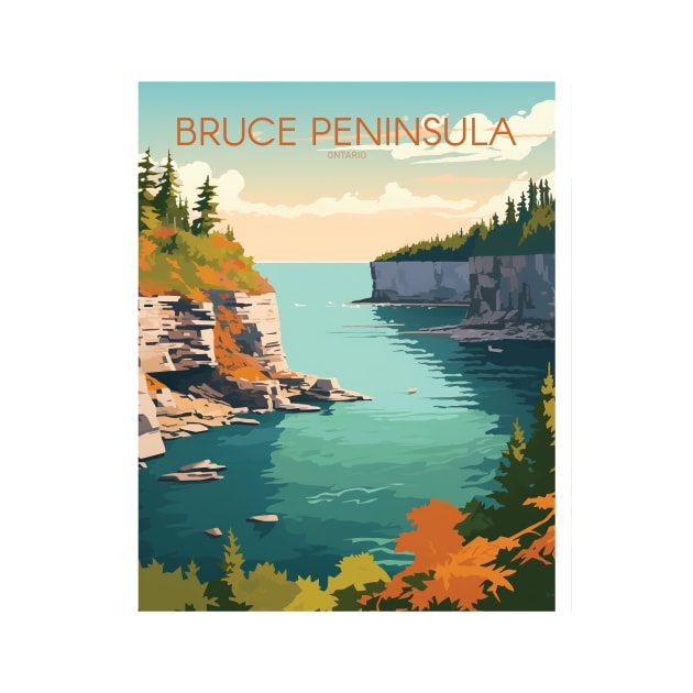 BRUCE PENINSULA by MarkedArtPrints