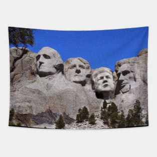 Monumental Trump on Rushmore Tapestry