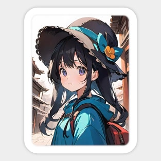 Anime Girl Sticker - Anime Girl Cute - Discover & Share GIFs