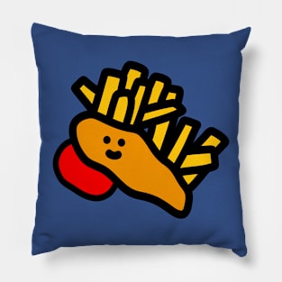 fish and chippies Pillow