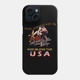 America - Spirit of 76 - God Bless the USA Phone Case