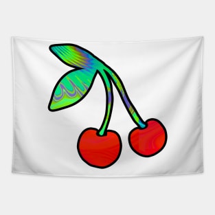 Trippy Cherries Tapestry