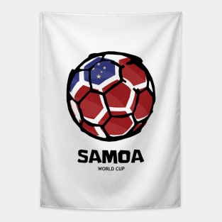 Samoa Football Country Flag Tapestry