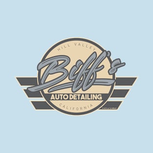 Biff's Auto Detailing in Blue T-Shirt